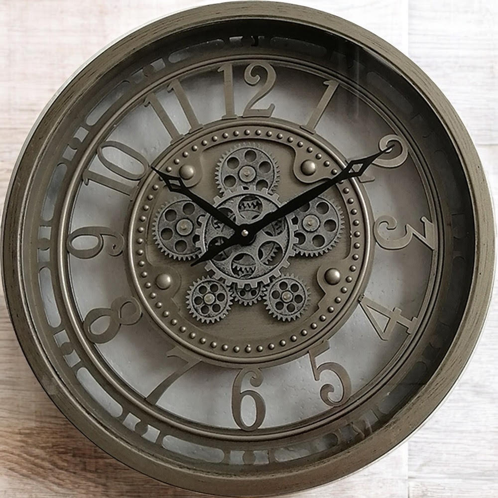 46CM GEAR CLOCK