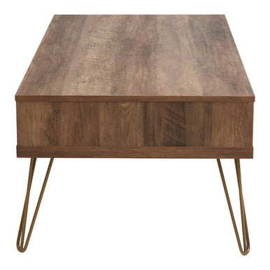 Flori Wood Effect 2 Drawer Coffee Table