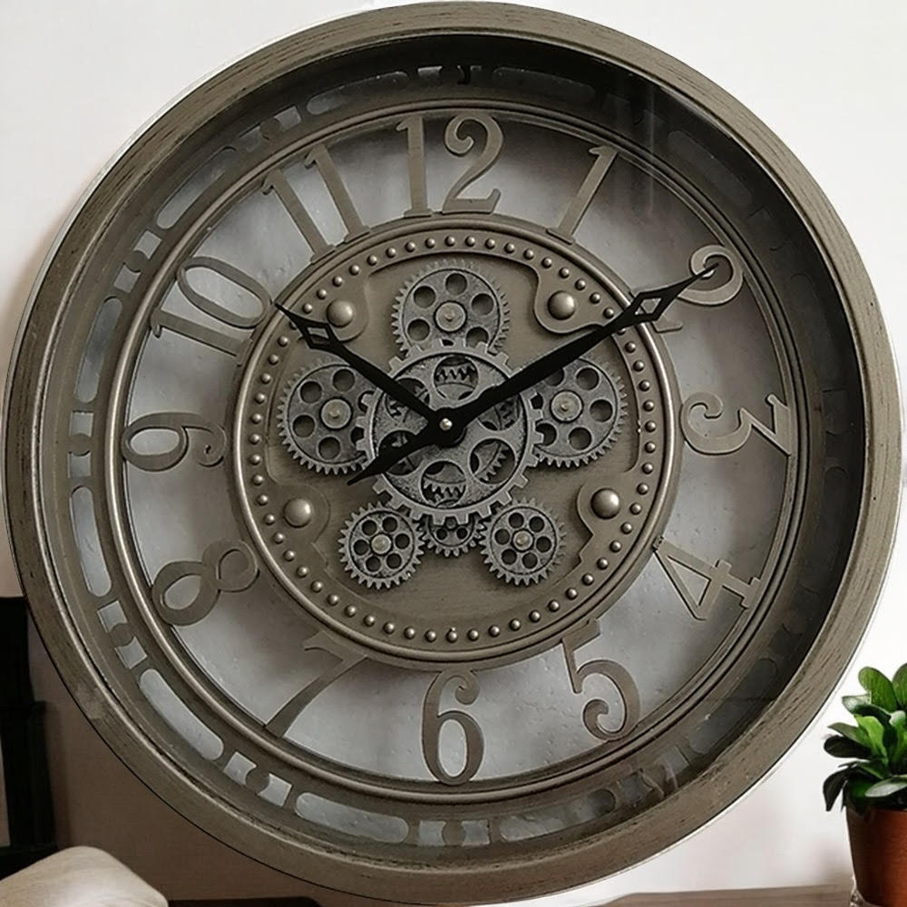 46CM GEAR CLOCK
