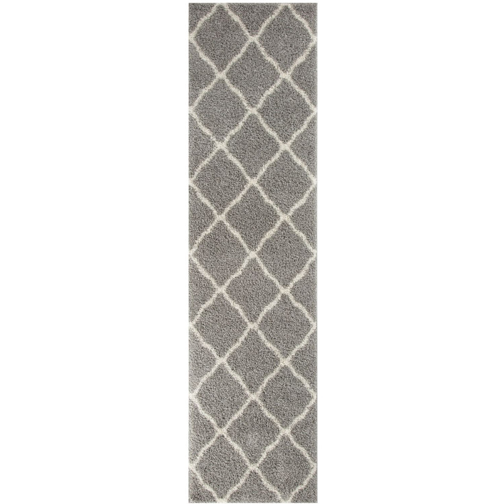 Moroccan Grey Shaggy Rug | 710