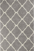 Moroccan Grey Shaggy Rug | 710