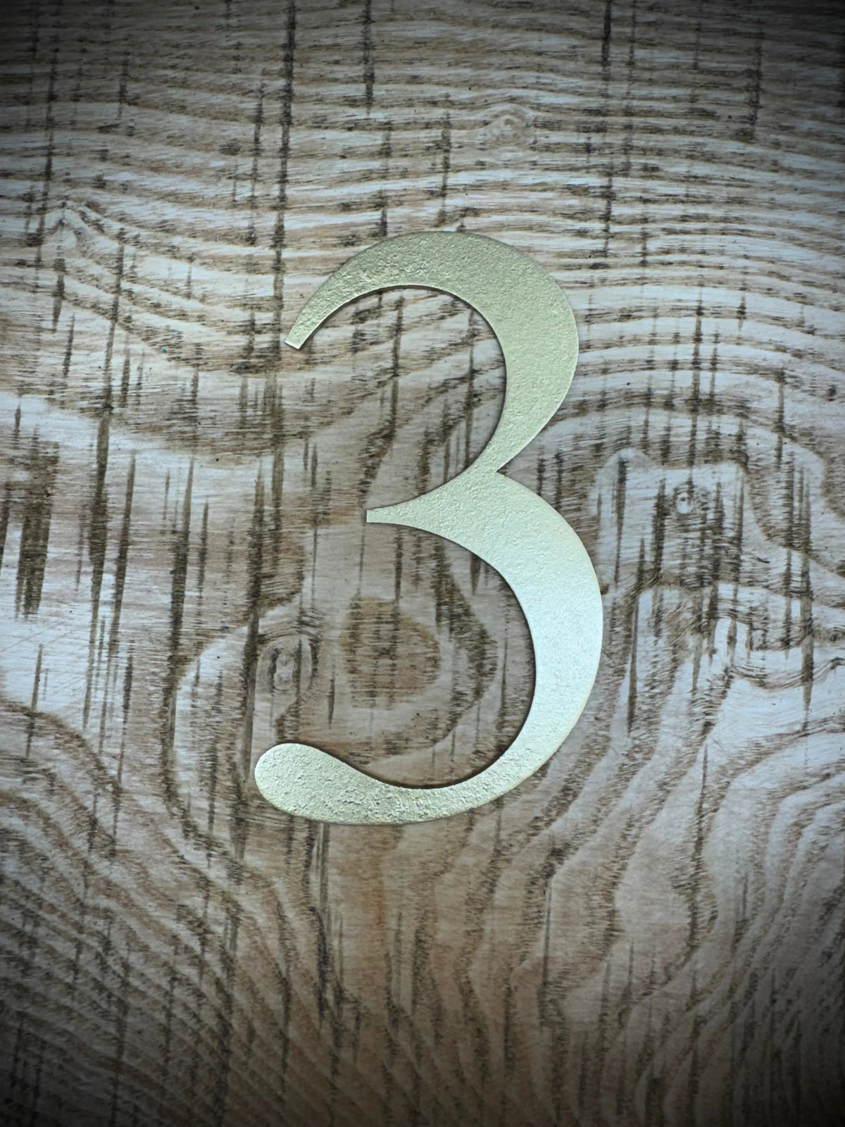 Distressed Gold 5" or 12" Classic Metal Letters, A-Z, 0-9