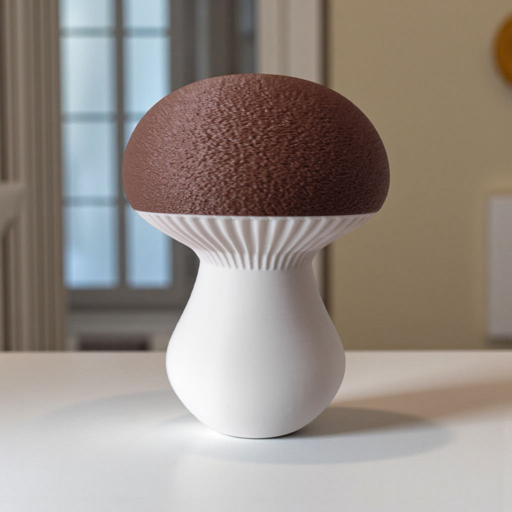 Miniature Mushroom Decor Set | 3D Printed Neutral Toadstools | Autumn Home & Nursery Accent