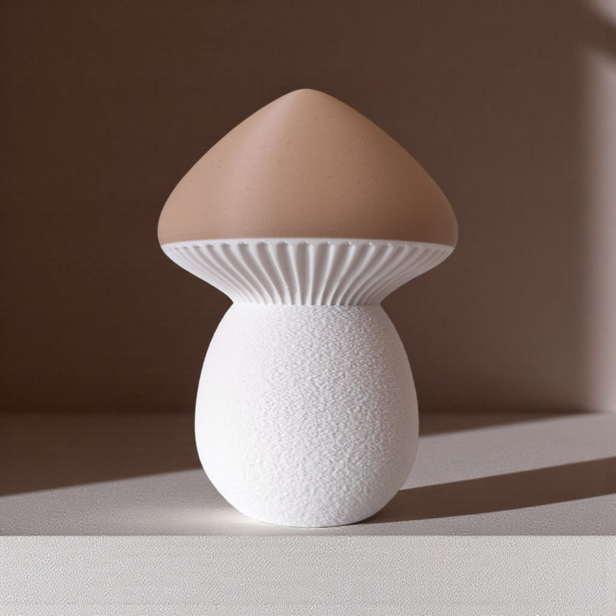 Miniature Mushroom Decor Set | 3D Printed Neutral Toadstools | Autumn Home & Nursery Accent