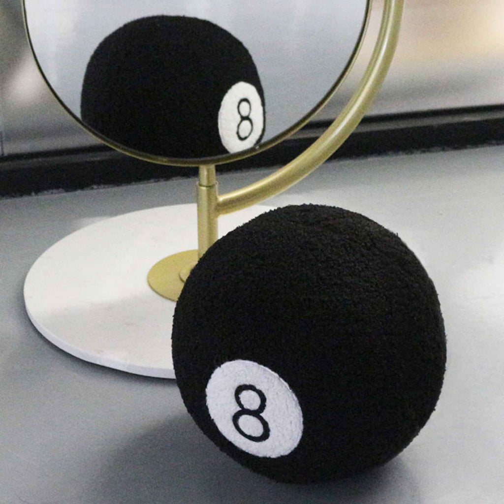 8 Ball Sphere Cushion – 25cm Decorative Throw Pillow for Bedroom & Living Room