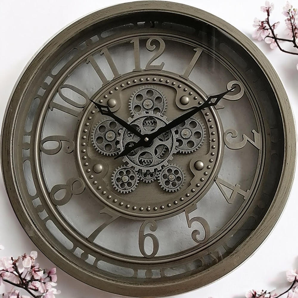 46CM GEAR CLOCK