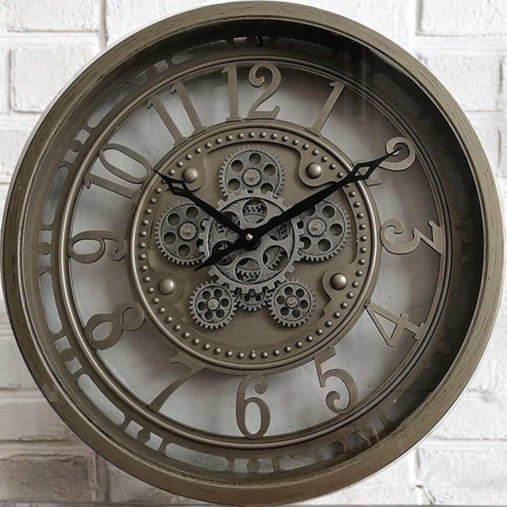 46CM GEAR CLOCK