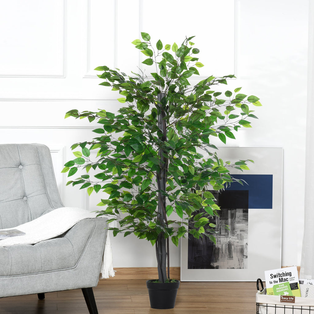 Outsunny 145cm Artificial Banyan Tree