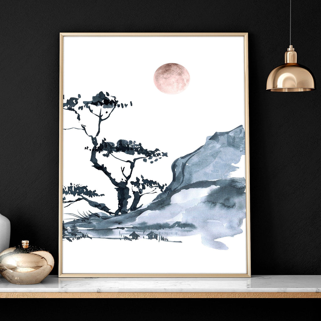 Cherry Blossom Wall Art – Set of 3, Framed & Unframed Options