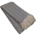 OLIVIA ROCCO Cotton Throw For Sofa And Bed Lightweight Super Soft Lisbon Casablanca Tangier