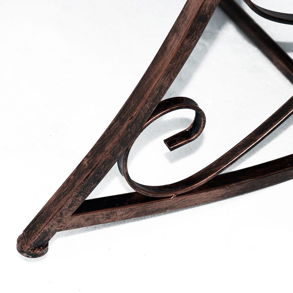Bronze Iron Garden Rocking Chair